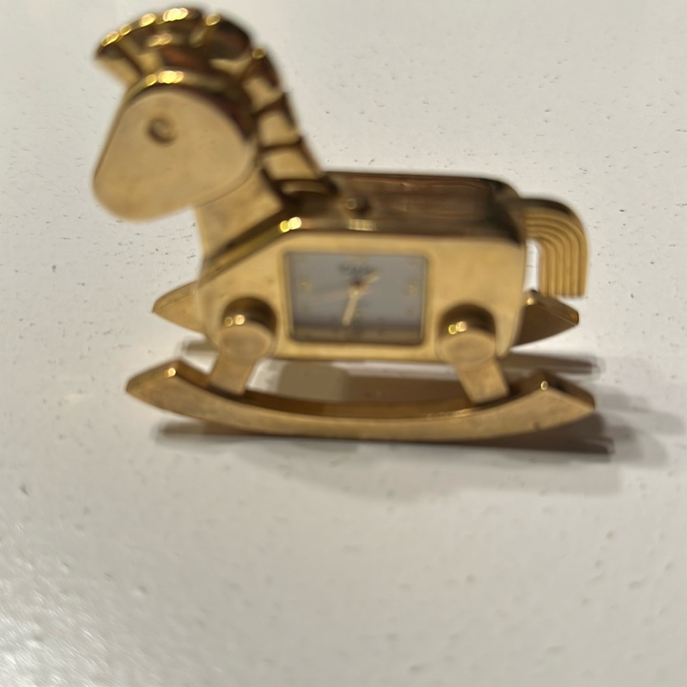 Elgin Rocking Horse Clock